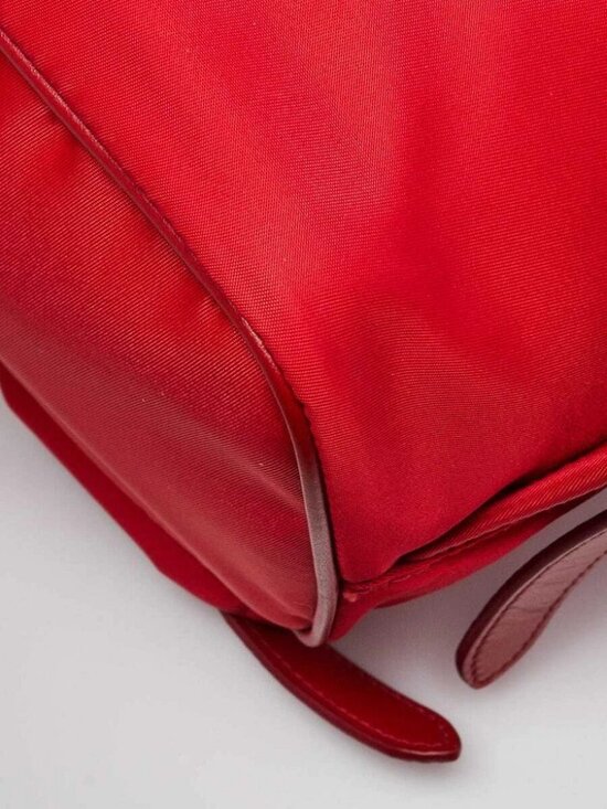Prada Rosso Re-Nylon Small Backpack Bag main image 7